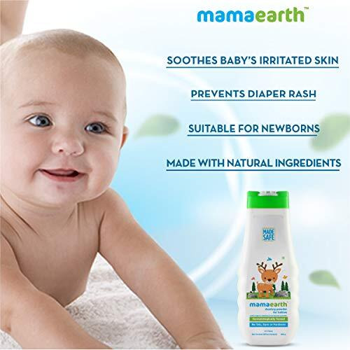 Mamaearth Dusting Power For Babies - 300 G | Infused With Organic Oatmeal And Arrowroot Powder | Calms And Relaxes Skin, Prevents Diaper Rash, Dermatologically Tested, Free From Talc And Parabens
