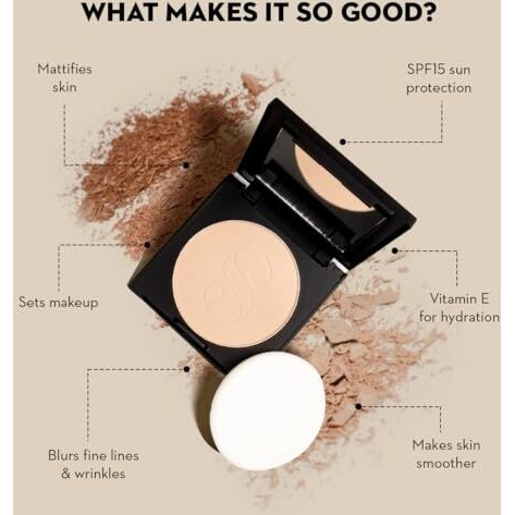 Sugar Cosmetics Dream Cover Matte Compact Powder With Spf 15 & Vitamin E | Pressed Setting Powder | Blurs Pores | 6Gm - 15 Cappuccino