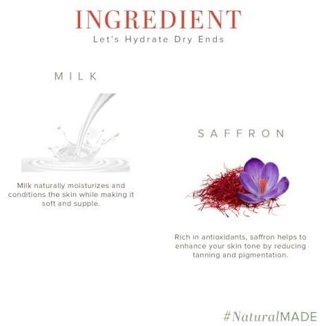 Khadi Natural Milk & Saffron Hand Cream 100Gm