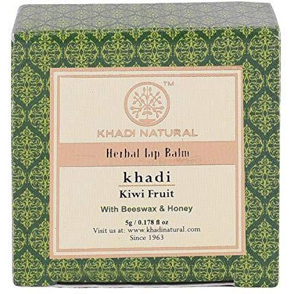 Khadi Natural Kiwi Fruit Lip Balm With Beeswax And Honey, 5G