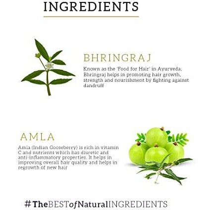 Khadi Natural Amla & Bhringraj Hair Oil | Herbal Oil For Boosting Hair Growth | Non-Sticky Hair Oil | Silicone & Mineral Oil Free | Suitable For All Hair Types | Powered Botanics|200Ml