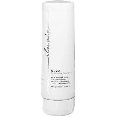 Iluvia Professional Sulphate Free Shampoo (Unique Micro Emulsion Formula Prevents Frizz, Breakage, Dryness For Stronger Hair) - 200Ml