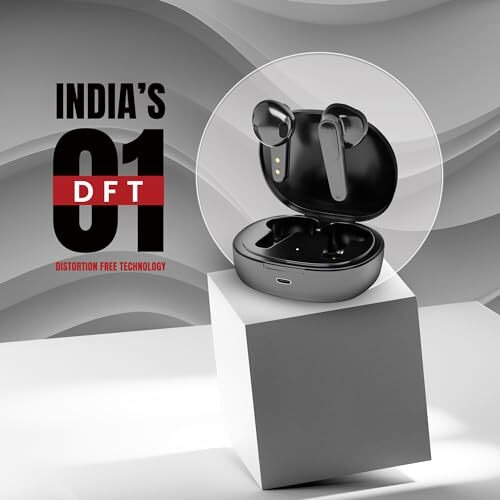 Lumiford Max T45 Earbuds, 40Ms Low Latency, Advanced Bt V5.3 With Mic, Ipx4 Water Resistant True Wireless Earbuds With Distortion Free Technology,13Mm Hi-Fi Bass Drivers & 24Hrs Playtime