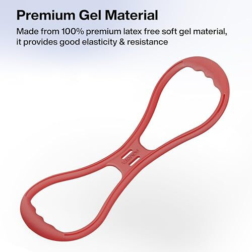 Fovera Resistance Band, Gel Resistance Loop For Flat Foot & Arch Development Exercise, Chest Expander Fitness Exercise - For Arm, Shoulder, Leg, Feet And Joints Exercise (Pack Of 1)