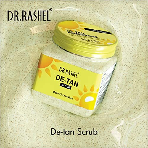 Dr.Rashel De-Tan Scrub For Face & Body (380 Ml) | Revitalizing Tan Removal || Cleanser,Dead Skin|| Blackhead Remover For Deep Exfoliation Scrub