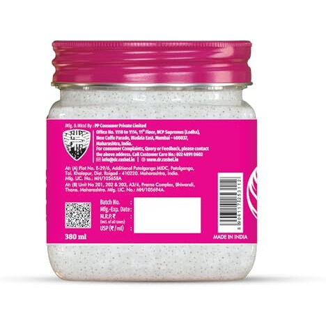 Dr.Rashel White Skin Scrub For Skin Whitening, Skin Lightening, Dark Spot, Reduce Pigmentation (380 Ml)