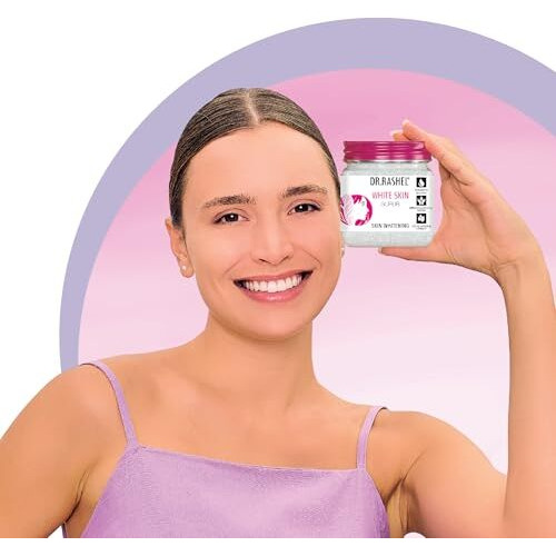 Dr.Rashel White Skin Scrub For Skin Whitening, Skin Lightening, Dark Spot, Reduce Pigmentation (380 Ml)
