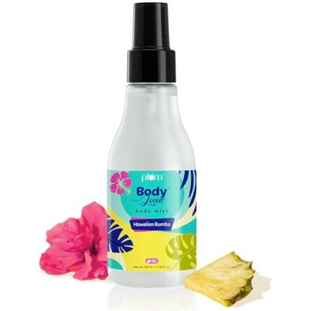Plum Bodylovin Hawaiian Rumba Body Mist For Women | Refreshing Long Lasting Tropical Fragrance | Perfume Body Spray For Women | Vegan & Paraben Free | Travel Friendly Beachy Fresh Scent | 150Ml