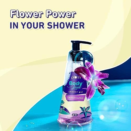 Plum Bodylovin' Orchid-You-Not Shower Gel | Sls-Free Body Wash For Women | Long Lasting Fresh Floral Fragrance | Aloe-Infused Nourishing Body Cleanser For Soft & Smooth Skin (240 Ml)