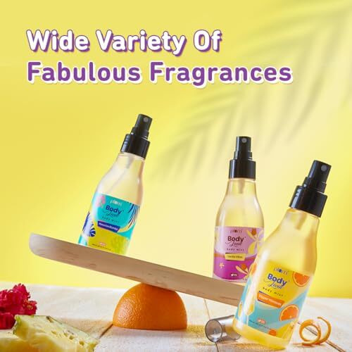 Plum Bodylovin' Vanilla Vibes Body Mist For Women | Long Lasting Vanilla Fragrance With Warm & Cozy Vanila Scent | High On Fun | Travel Friendly Perfume Body Spray - 100Ml