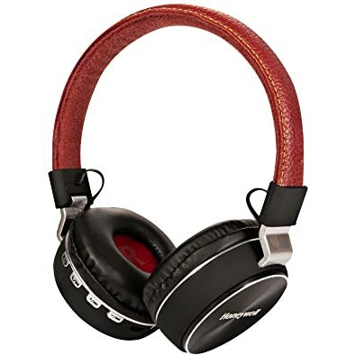 Honeywell Moxie V10 Bluetooth V5.0 Wireless On Ear Headphone With Mic, 12H Playtime, 40Mm Drivers, Padded Ear Cushions, 3.5Mm Aux, Integrated Controls, Deep Bass, Ipx4, Voice Assistant Enabled