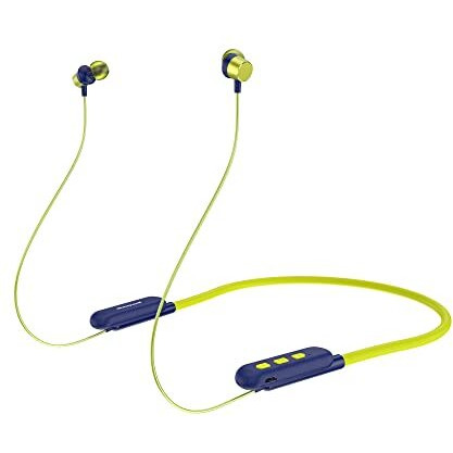 Honeywell Moxie V20 Bluetooth V5.0 In Ear Wireless Neckband With Mic, 20H Playtime, 10Mm Drivers, Integrated Controls, Deep Bass, Ipx4, Voice Assistant Enabled, Magnetic Earbuds