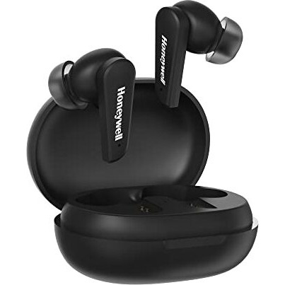 Honeywell Trueno U5000 Truly Wireless Anc Earbuds, Bluetooth V5.0, 16 Hrs Non-Stop Music In 1 Hr Of Charge, Noise Cancelling With Anc, High Bass, 260Mah Battery, Ipx4 Water Resistance, Voice Assistant