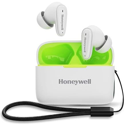 Honeywell Newly Launched Moxie V1100, In-Ear Wireless Tws Earbuds With Digital Battery Display Case, Bluetooth V5.3, 31 Hours Of Playtime, 13Mm*2 Drivers, Fast Charging, 2 Years Manufacturer Warranty