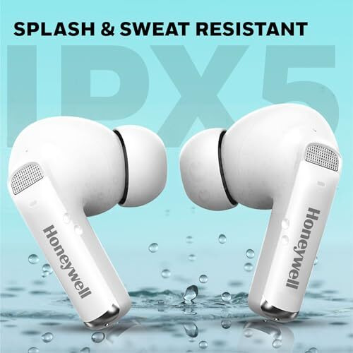 Honeywell Newly Launched Trueno U5100, In-Ear Wireless Hybrid Anc Tws Earbuds, With 33 Db Anc, Low Latency Mode, 6 Mics, Bluetooth V5.2, 62 Hours Of Playtime, 2 Years Manufaturer Warranty