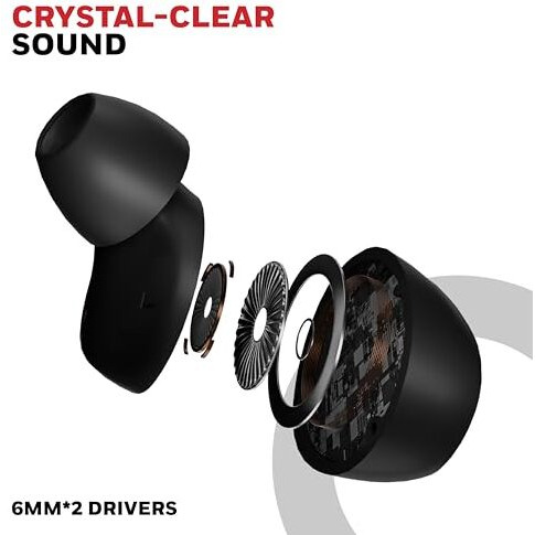 Honeywell New Launched Suono P2200 Bluetooth V5.4 Tws Earbuds, Enc With 2 Mics For Hd Calling, 54H Battery Life, Stereo Sound, Deep Bass, Ipx5, 40Ms Low Latency Gaming Mode