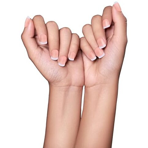 Renee French Stick On Nails - Ftn 01-24 Reusable Artificial Fake Nail Set- Lightweight & Long Lasting- Easy To Use- Quick Fix For Festivals & Special Occasions