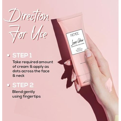 Renee Lumi Glow Highlighting Moisturizer | Enriched With 3% Niacinamide & 1% Hyaluronic Acid | Prevents Photoaging & Uv Damage | Reduces Pigmentation, Fine Lines & Wrinkles | Non-Sticky | Glowing Skin | 50G