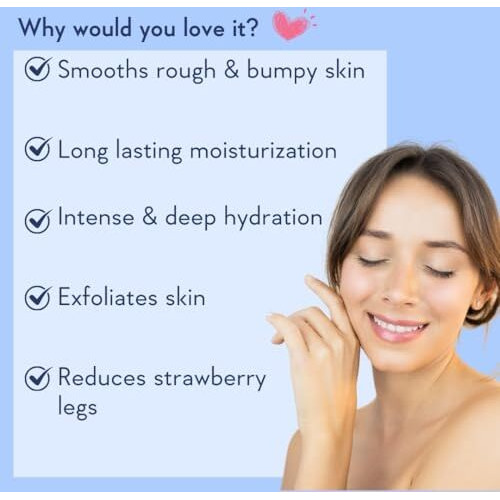 Wishcare 10% Aha + 1% Bha Body Lotion For Men & Women - Body Lotion For Dry Skin - Detans, Smooths Rough & Bumpy Skin 200Ml