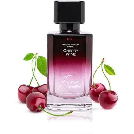Fien Perfume Cherry Wine Perfume For Women | Citrus Sweet Fragrance | 12 Hrs Long Lasting Eau De Parfum With Cherry, Plum & Amber | Mcaffeine Perfume | Fien By Mcaffeine Solid Perfume For Women | Valentine Gift | Premium & Luxurious Perfume For Every Occasion - 100Ml