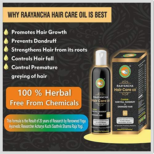 Raayancha Herbals Raayancha Hair Care Oil, Hair Fall & Dandruff Control (100Ml) No Paraben & Preservative