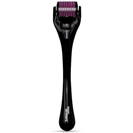 Man Matters Derma Roller 1.00 Mm With 540 Titanium Alloy Needles | Promotes Beard Growth & Reduces Acne Scars | Safe & Effective To Use