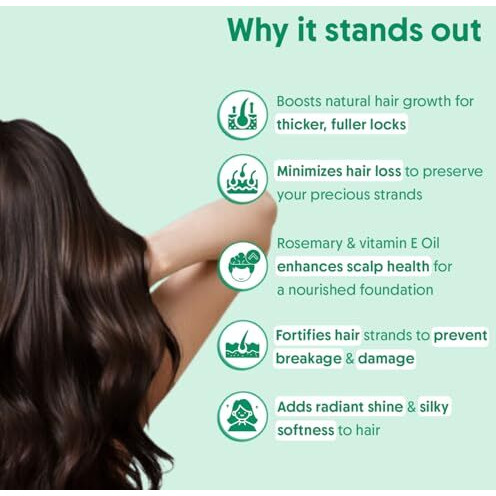 Aravi Organic Rosemary Lavender Hair Oil For Healthy Scalp, Hair Roots - 100% Pure & Natural - For Hair Growth & Hair Fall Control - 200 Ml