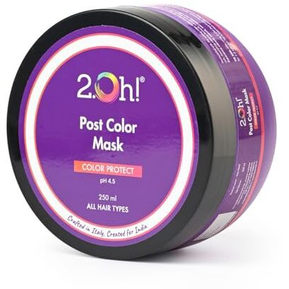 2.Oh Italian Post Color Hair Mask With Color Protect Complex | Deep Conditioning Hair Mask For Coloured Hair | Conditioner For Coloured Hair With Ph 4.5 | Colour Protect Hair Mask For Women And Men