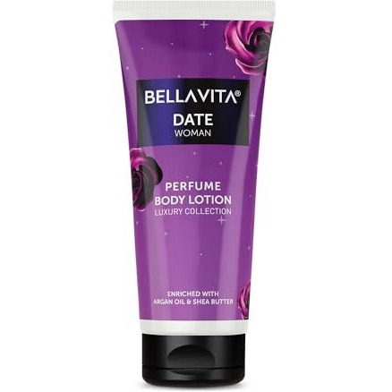 Bella Vita Luxury Date Woman Body Perfume Lotion For Nourishing, Hydrating, Soft, Supple,Healthy Skin With Argan Oil And Shea Butter 200 Ml