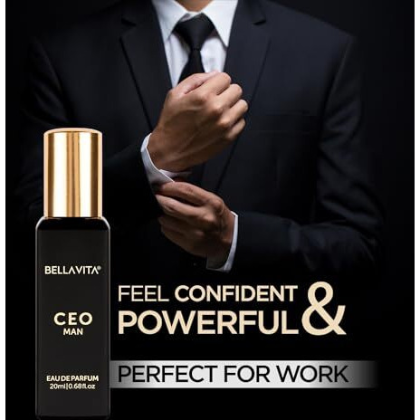 Bellavita Ceo Man & White Oud Unisex | Long Lasting Perfume For Man And Woman | Edp 2X20Ml | Tonka, Agarwood & Orange | Woody, Spicy, Citrus Premium Fragrance For Men & Women