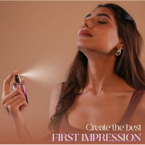 Bellavita Date Night Gift Item For Women | Date Perfume 20Ml + 2 Mini Liquid Lipstick Combo + Kajal + Eyeliner | Gift Set For Women | Makeup Kit