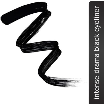 Bellavita Intense Drama Waterproof Smudge Proof Eyeliner 3.5Ml, Black, Matte Finish, Fast-Drying, Felt Tip Applicator, Enriched With Biotin