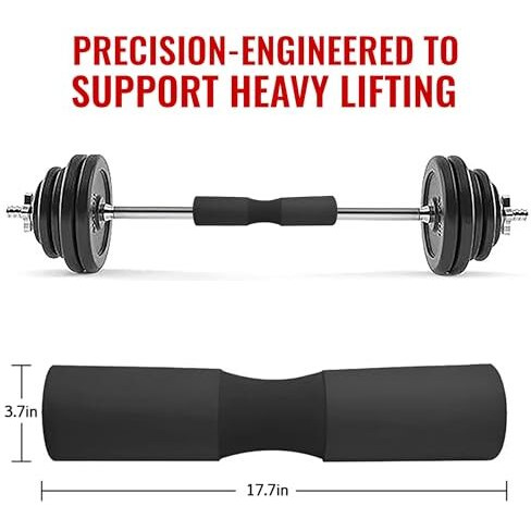 Slovic Barbell Pad For Weight Lifting | Barbell Rod Support With Extra Cushion | Gym Equipment For Fitness | Gym Accessories For Men Workout | Neck & Shoulder Support For Barbell Squats Exercise