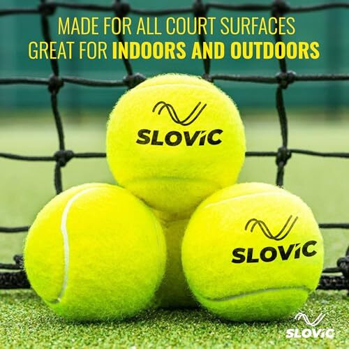 Slovic Cricket Balls For Home [Pack Of 6] | Practice Tennis Ball Cricket | Lightweight & High-Bounce Rubber Cricket Balls | Ideal For Street Matches, Indoor & Outdoor Cricket