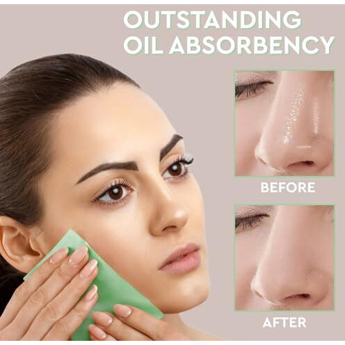 Gubb Blotting Paper For Oily Skin - 100 Oil Absorbing Sheets For Men & Women | DoesnT Smudge Makeup - Oil Blotting Sheets For Face | Pocket-Sized Oil Blotting Papers For On-The-Go Use - Assorted