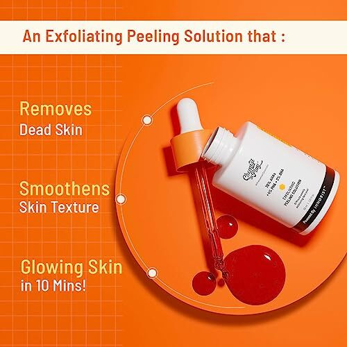 Chemist At Play 26% Aha 2% Bha 4% Pha Peeling Solution | Chemical Exfoliator For Face | Glycolic Acid (Aha), Salicylic Acid (Bha), Lactobinoic Acid (Pha) | Tan Off 10-Minute Peel | Derma Tested | 30Ml