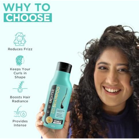 Orgatre Total Curls Shampoo - 250Ml | Rice Water & Argan Oil | Defines & Nourishes Curly Hair | Moisturizing Shampoo For Men & Women