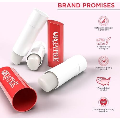 Orgatre Lightening Lip Balm For Men & Women 3.2Gm | Spf 30 Pa++ | Lip Balm For Dark, Pigmented, Dry & Chapped Lips | Ceramide & Vitamin C