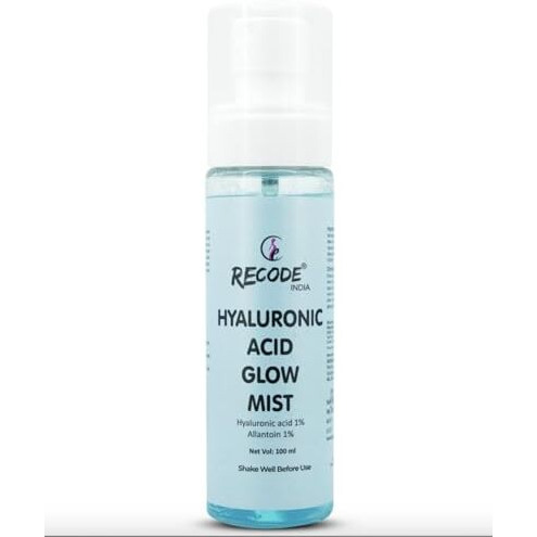 Recode Hyaluronic Acid Glow Mist 100Ml | Intense Moisturization | Luminious Glow | Goodness Extracts Of Papaya, Witch Hazel, Cucumber & Aloe Vera