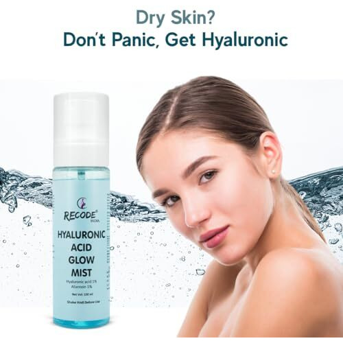 Recode Hyaluronic Acid Glow Mist 100Ml | Intense Moisturization | Luminious Glow | Goodness Extracts Of Papaya, Witch Hazel, Cucumber & Aloe Vera