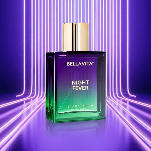 Bellavita Night Fever | Long Lasting Eau De Parfum 100Ml Perfume For Man And Woman | With Bergamot Mandarin, Peach, Musk & Vanilla | Fruity Premium Unisex Fragrance Scent