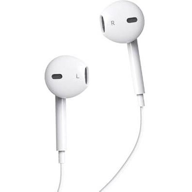 Twance Wired Earphones With Aux (Me-Pro 203) |3.5Mm Jack | In Built Microphone | 1.2 Meter Cable Length | White Color |Compatible With Laptops, Mobiles, Tablets, & Any 3.5Mm Sound Jack