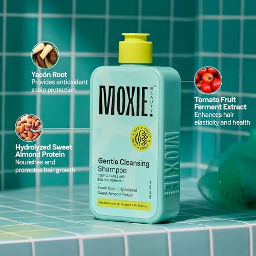 Moxie Beauty Shampoo For Frizzy, Dry, Wavy & Curly Hair | Sulfate, Paraben & Silicone-Free | 100% Softer & 1.5X Stronger Hair | Gentle Cleansing Shampoo | 200Ml