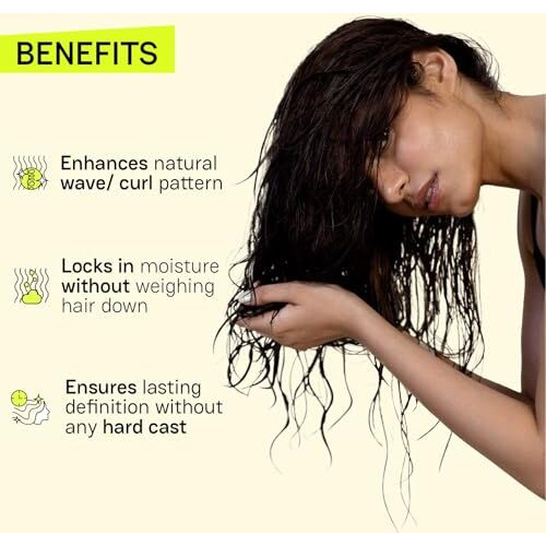 Moxie Beauty Wavy Vibe Setter Travel Duo | Enhances Wavy Hair & 94% Moisture Retention | Tackles Frizzy & Dry Hair | Weightless Leave-In Conditioner (50Ml) & Flexi Styling Serum Gel (50Ml)