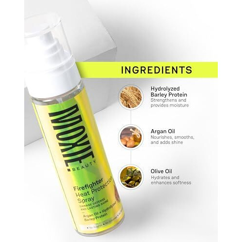 Moxie Beauty Firefighter | Heat Protection Spray | Damage Defense & Lasting Shine | 100Ml
