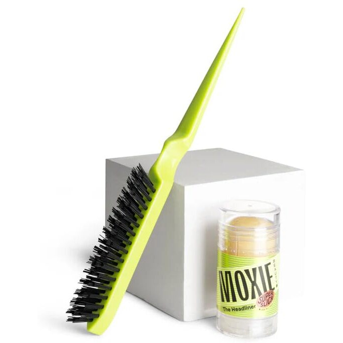 Moxie Beauty The Headliner | Wax Styling Stick | Fly Away Hair Fixer | No Residue | Wax Stick For Hair | (The Headliner And Finisher Duo)