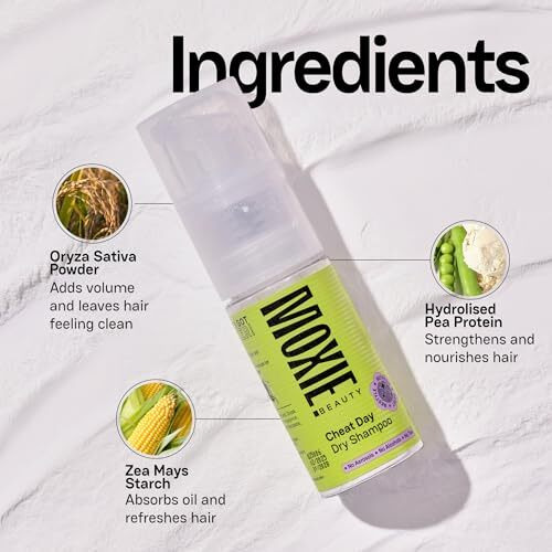 Moxie Beauty Dry Shampoo | Instant Oil Absorption & Volume Boost | No White Cast | Refreshes Hair Between Washes | For All Hair Types | 30G