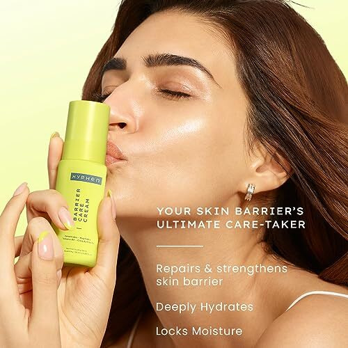Hyphen Barrier Care Face Cream For Normal & Dry Skin | Peptides & Ceramides Face Moisturizer That Strengthens Skin Barrier & Heals Dry Skin| Deep Moisturizing Face Cream For Men & Women | 50Ml