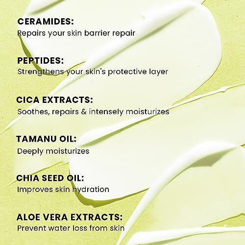 Hyphen Barrier Care Face Cream For Normal & Dry Skin | Peptides & Ceramides Face Moisturizer That Strengthens Skin Barrier & Heals Dry Skin| Deep Moisturizing Face Cream For Men & Women | 50Ml
