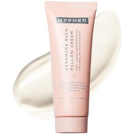 Hyphen 10% Heartleaf Extract & 7% Ceramides-Nmf Face Cream Moisturizer | Rich Pillow Cream For Hydration, Deep Nourishment & Barrier Repair | For Dry Skin, Normal Skin & Sensitive Skin- 50Ml